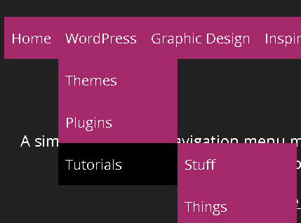 pure-css3-drop-down-menu-multilevel